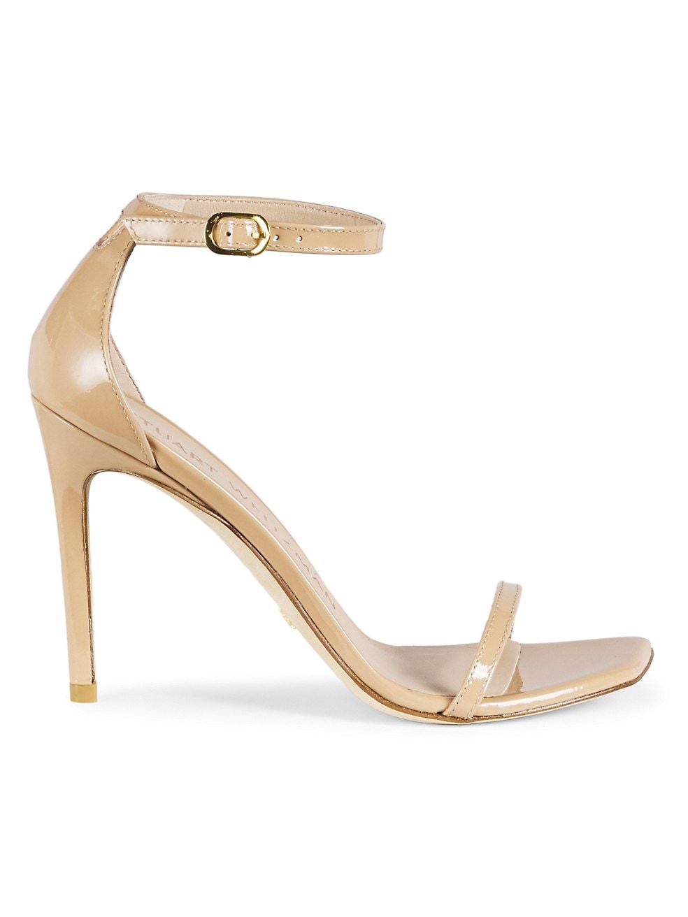 Nudistcurve Patent Leather Ankle-Strap Stiletto Sandals | Saks Fifth Avenue