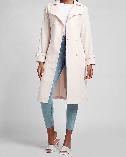 Belted Double Breasted Trench Coat | Express