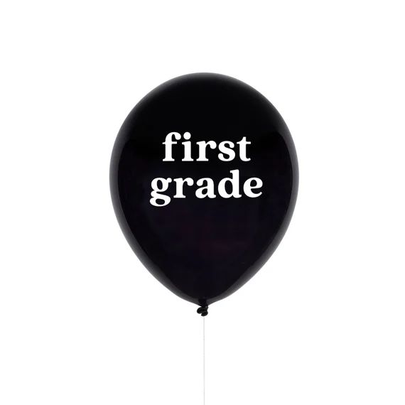 First Day of School Sign, First Grade Balloon - Printed with Pep® in the USA | Etsy (US)