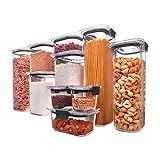 Rubbermaid Brilliance Pantry Organization & Food Storage Containers with Airtight Lids, Set of 10 (2 | Amazon (US)
