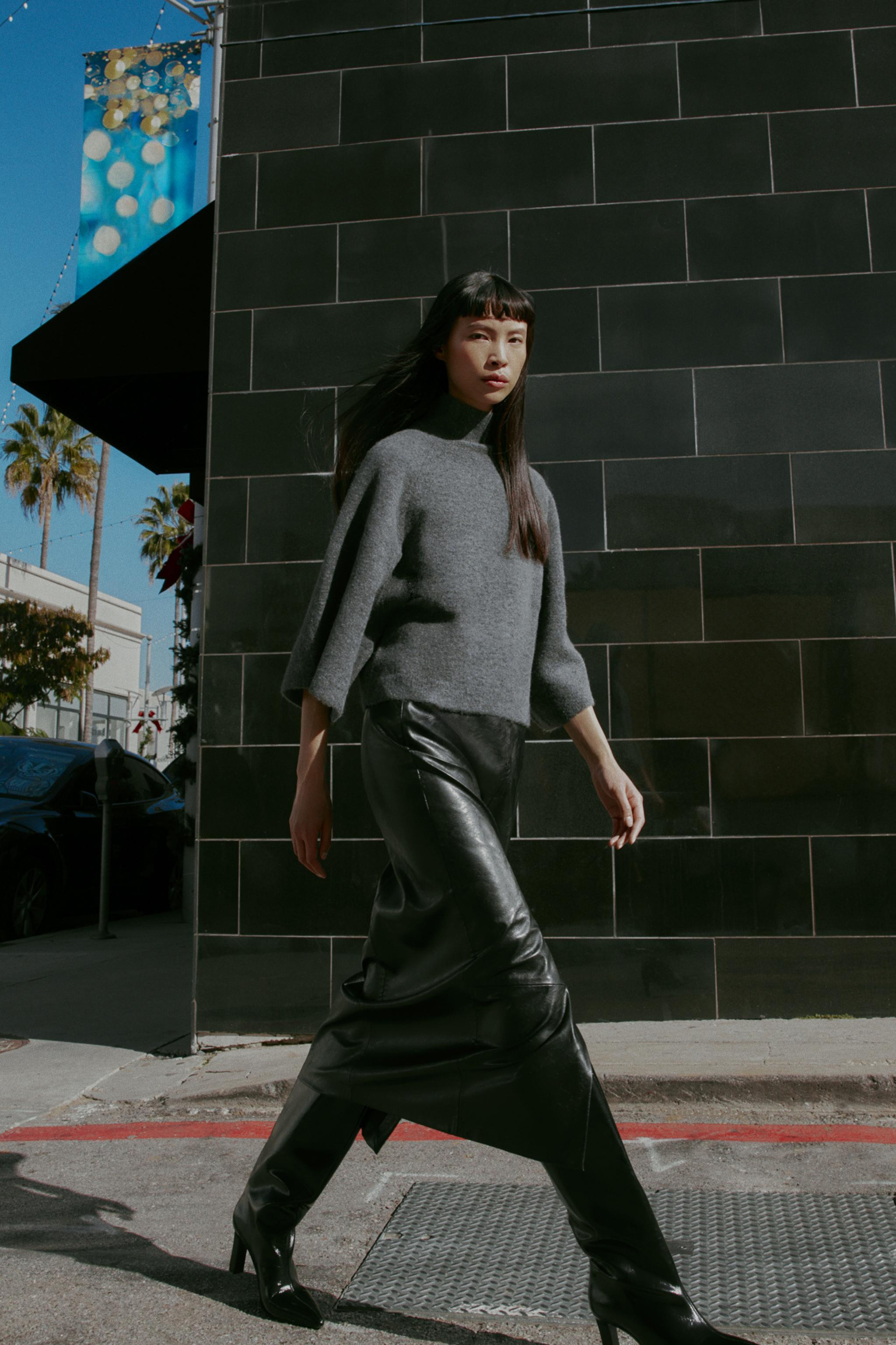 WIDE SLEEVE KNIT JUMPER | Zara US