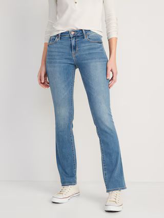 Mid-Rise Kicker Boot-Cut Jeans | Old Navy (US)