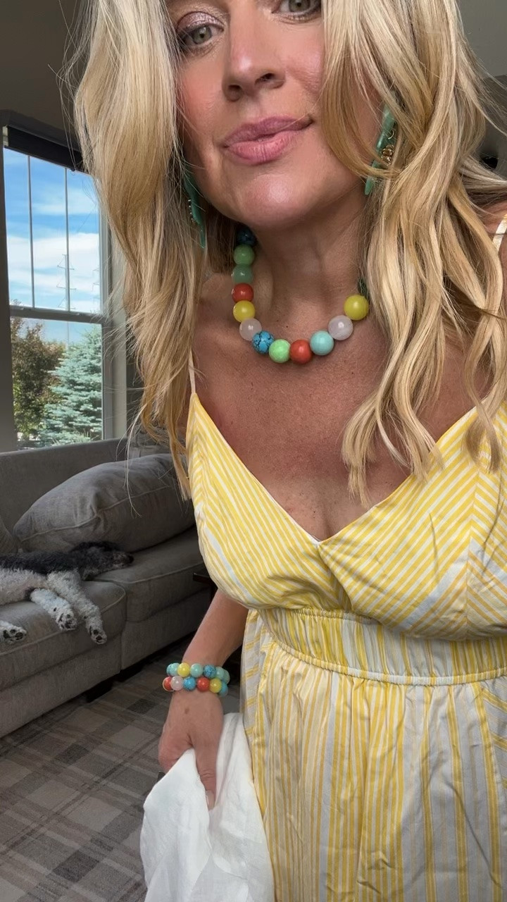 ✨Tap the bell, save and ❤️ for over 40 fashion, midlife style, midsize fashion and luxury looks for less. 

⬇️Sizing information:
Large dress (size down if in between sizes.)  and medium linen open jacket (size down if in between sizes.) 

I asked over a million of you what feels hardest in the summer…

And the answer wasn’t even close.

☀️ Covering arms in hot weather — 46%

More than covering legs.
More than covering both.

Just arms.

So if you’ve been struggling to stay cool without feeling exposed, you’re definitely not alone.

These are the pieces I personally wear and recommend when I want arm coverage without overheating.

Lightweight. Breathable. Easy.

Because we shouldn’t have to choose between feeling comfortable and feeling confident. 🤍

👑 Helping you look good, feel good.-Lindsey Denver   Check back daily for belly-friendly style, confidence, and Outfit Physics™.

#LTKOver40 #LTKMidsize #LTKPlusSize