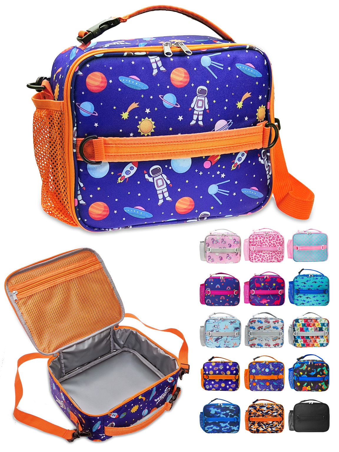 ComfiTime Lunch Bag for Kids – Insulated Lunch Box for Girls and Boys, Cute Reusable Cooler Bag... | Walmart (US)