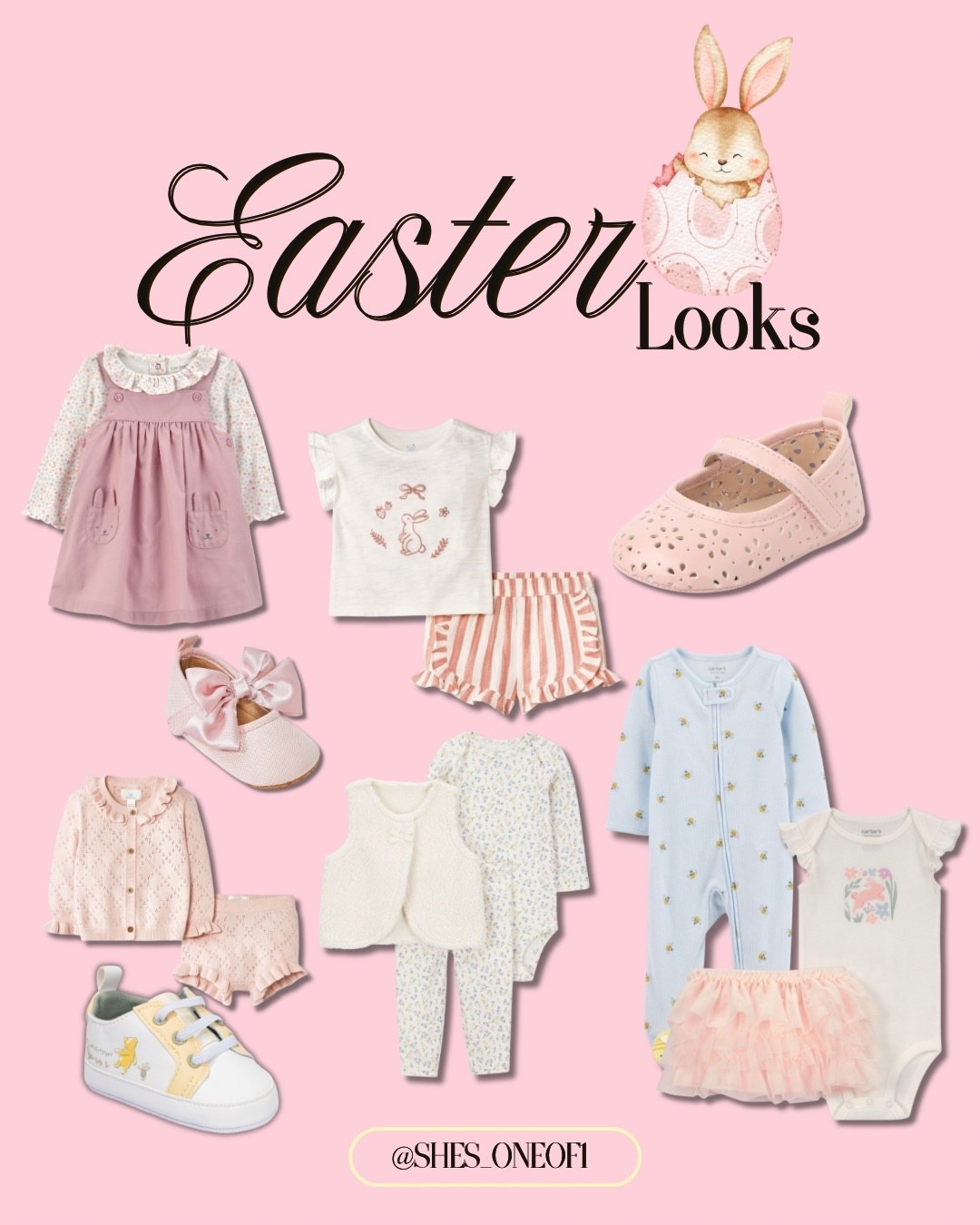 Little dresses, soft pastels, and the sweetest Easter vibes 🐣🌸
Sharing my favorite Easter outfit finds for baby girls—perfect for church, egg hunts, and family photos.

#EasterBaby #BabyGirlStyle #EasterOutfits #LTKBaby #MomLife #BabyFashion

#LTKmomlife #LTKKids #LTKBaby