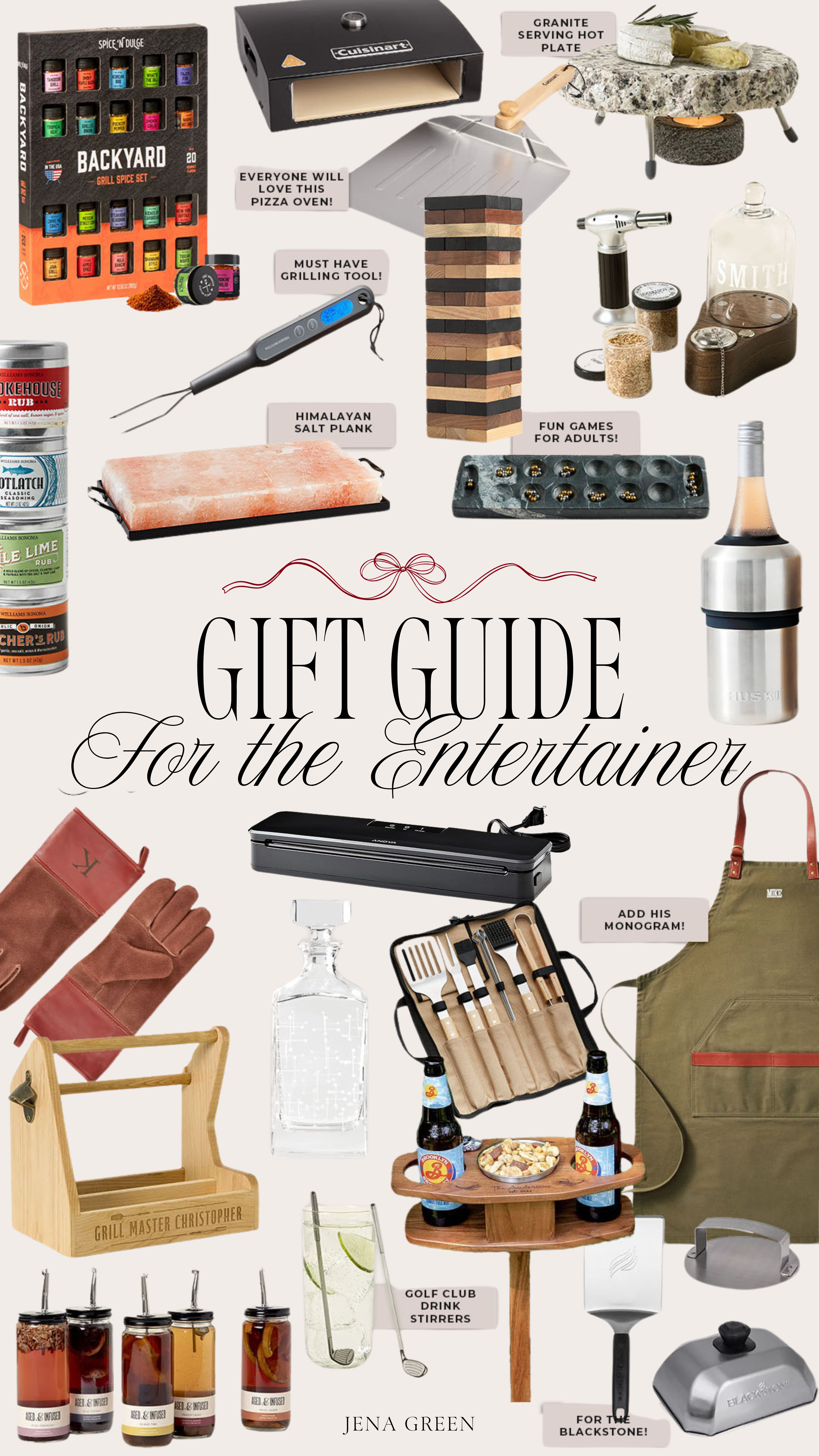 Gift Guide for the Entertainer | Entertainer Gift Guide | Gift Guide for the Griller | Backyard Guy Gift Guide | Gift Guide for the Backyard Guy 

 #LTKGiftGuide #LTKSeasonal #LTKMens