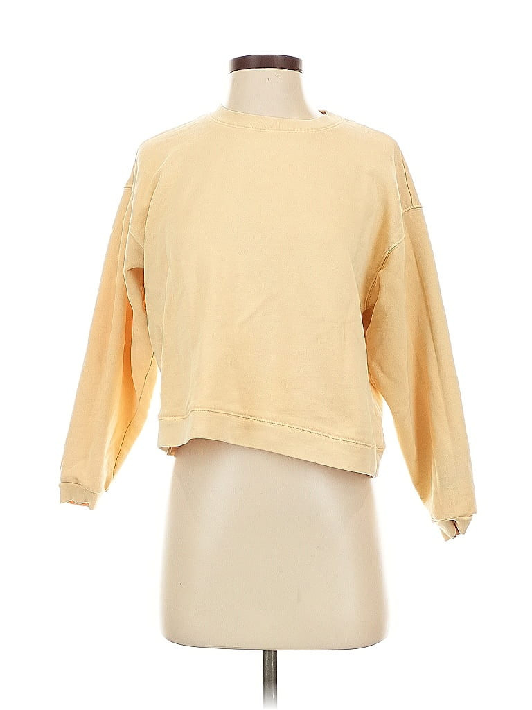 Madewell 100% Cotton Yellow Sweatshirt Size XS - 78% off | ThredUp (US)
