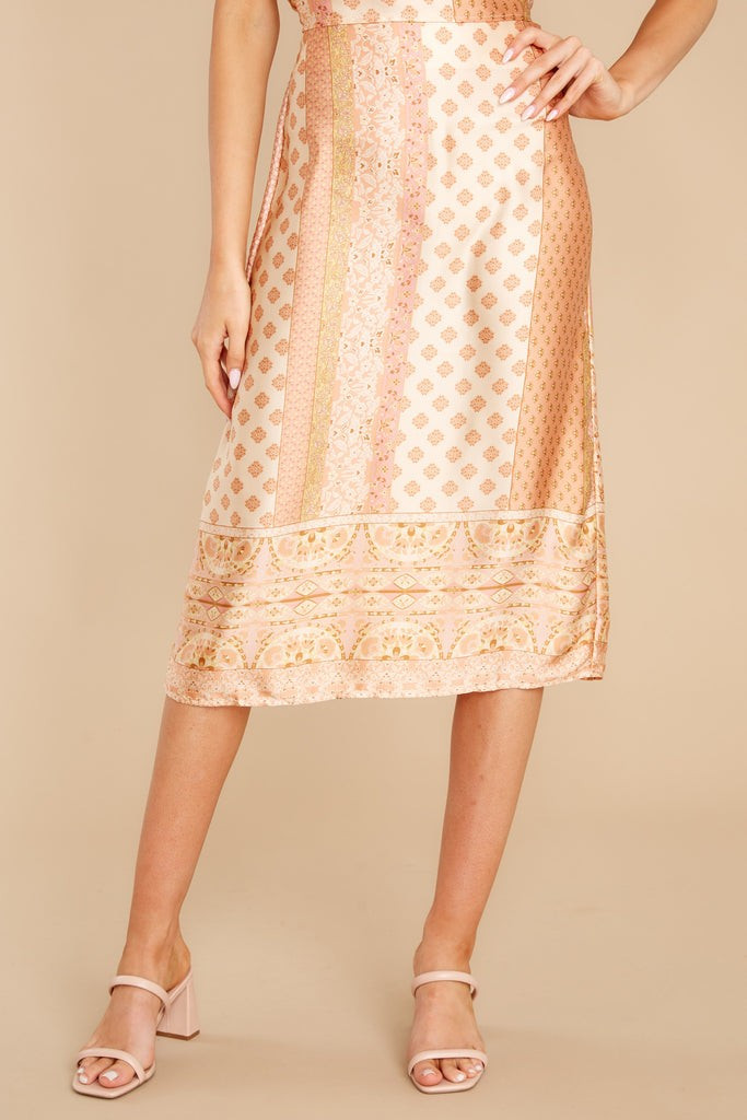 Rites Of Passage Apricot Multi Skirt | Red Dress 