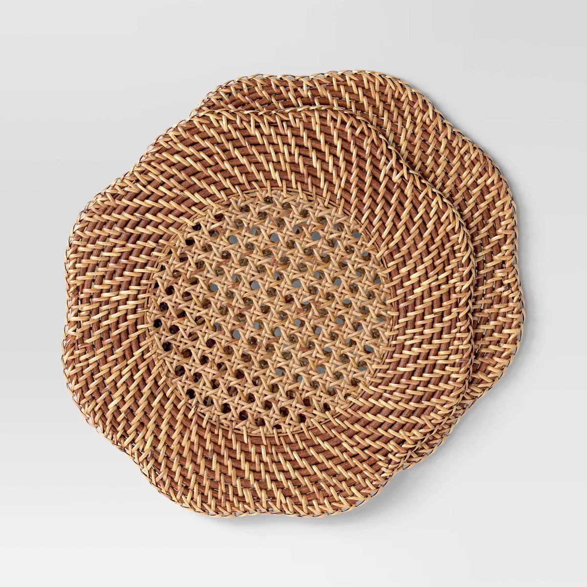 2pk Woven Charger - Threshold™ | Target