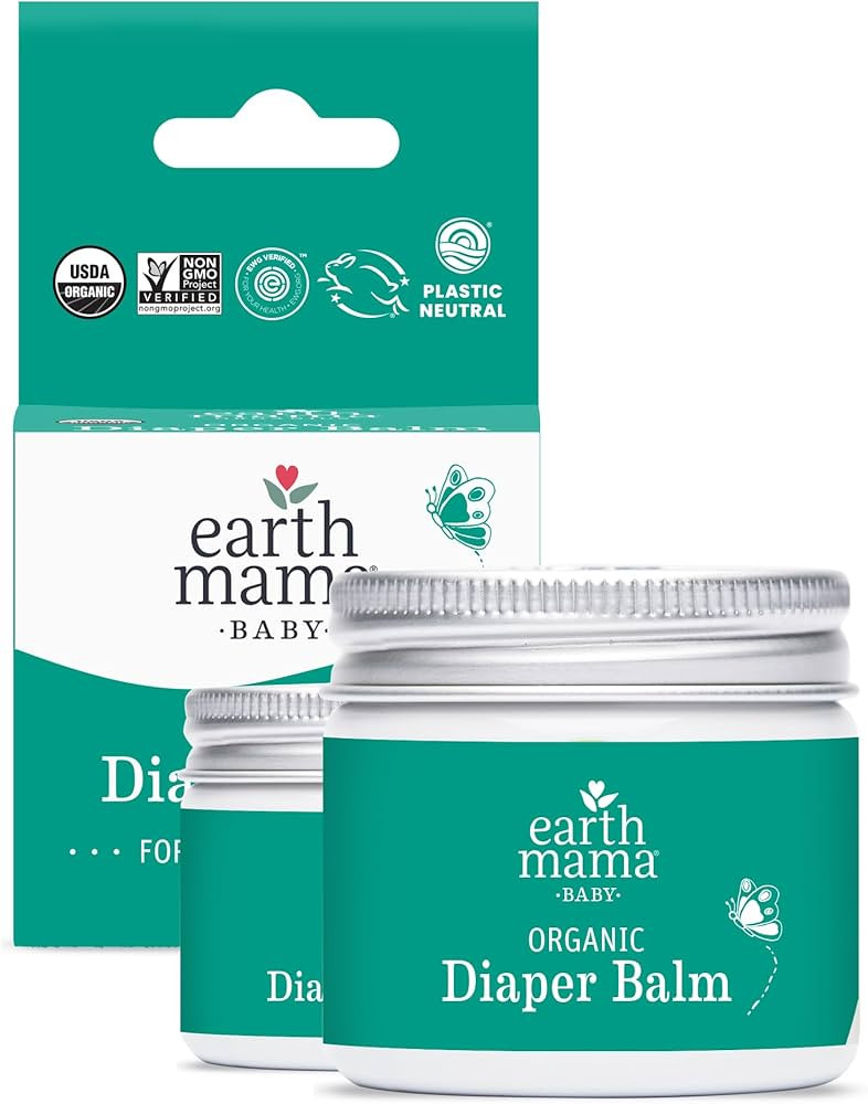 Earth Mama Organic Diaper Balm | Diaper Cream with Calendula | Calm Skin Baby Essentials for Diap... | Amazon (US)