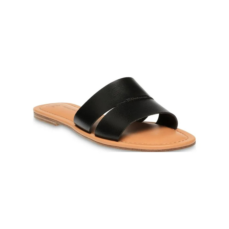 Women's Time and Tru H Band Slide Sandal | Walmart (US)