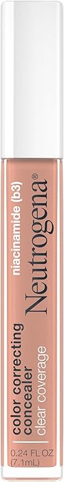 Neutrogena Clear Coverage Color Correcting Concealer Makeup, Lightweight Concealer with Niacinami... | Amazon (US)