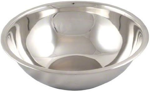 American Metalcraft SSB400 Stainless Steel Mixing Bowl, 10.5" Diameter, Silver, 4-Quart | Amazon (US)