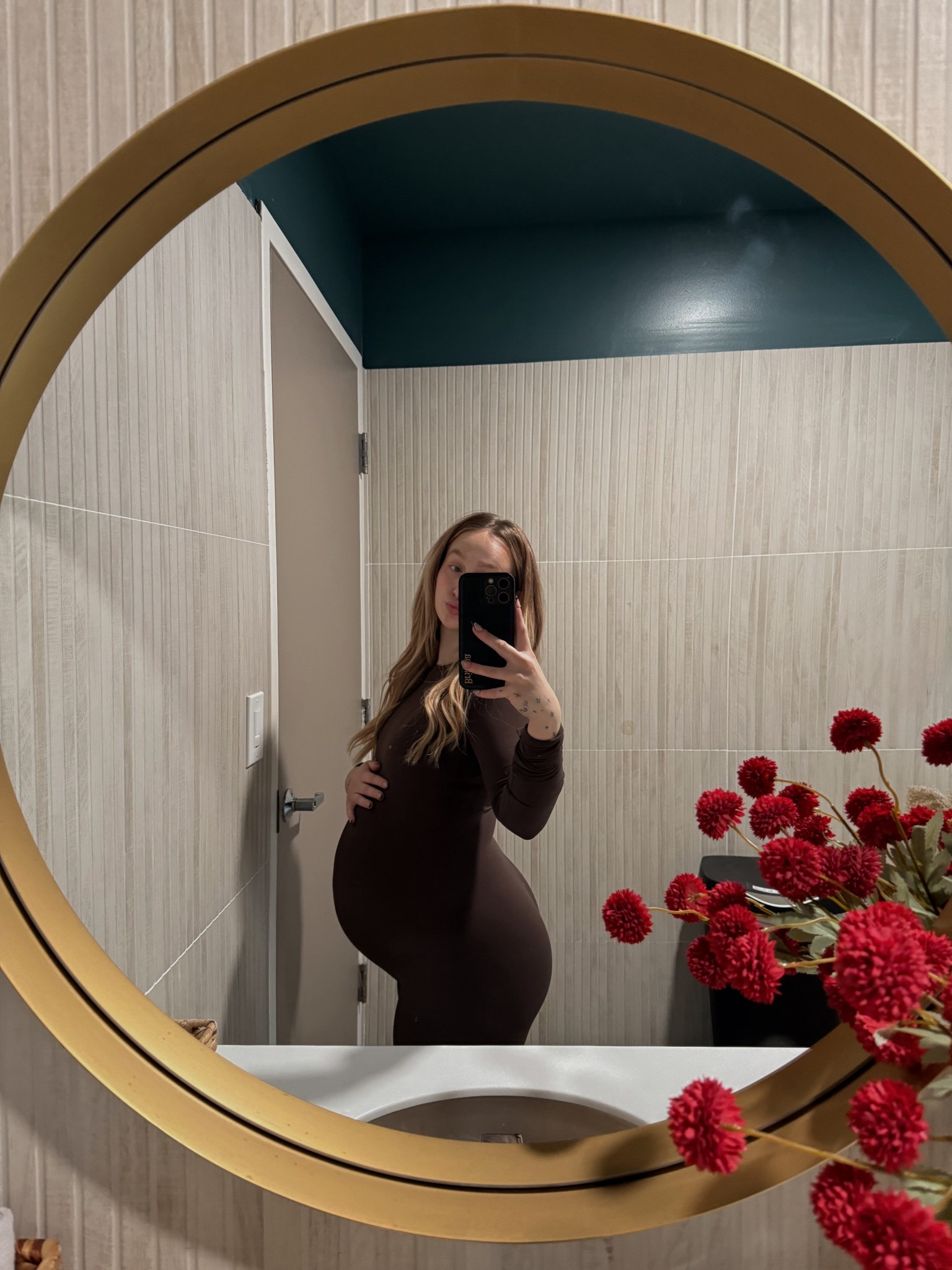 PREGNANCY OUTFIT!
my favorite jumpsuit! 

#LTKBeauty #LTKBump #LTKPetite