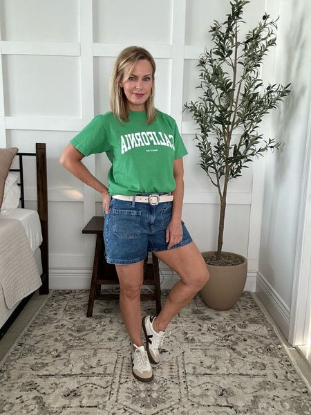 Just shorts & a tee, but make it fashionable with 🔥brands like Sporty & Rich and Veja! I’m wearing a small in the tee, a 28 in the shorts. 

#LTKStyleTip #LTKSeasonal #LTKShoeCrush