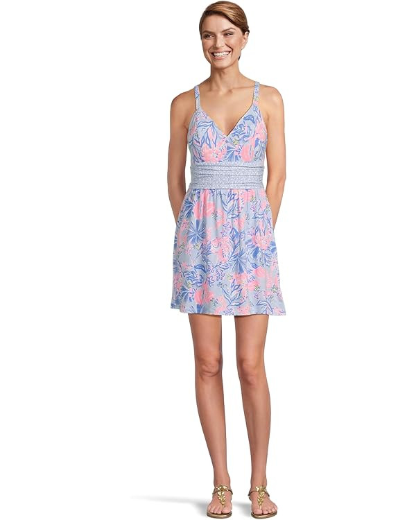 Lilly Pulitzer womens Nemy Skirted Rompers | Amazon (US)