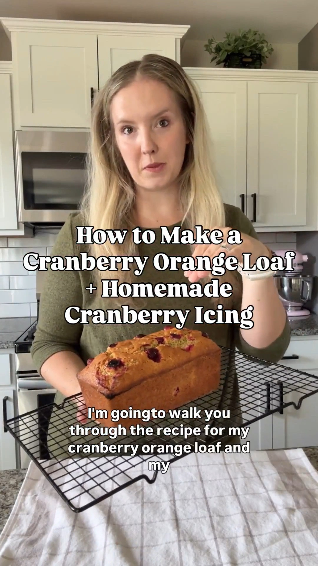 How to make a cranberry orange loaf (or sub in your favorite fruity flavors into this delicious loaf recipe).

#LTKfoodie #LTKvlog
