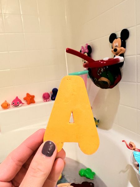 Toddler Bathtime toys!! Avery loves learning her letters in the bath and singing her ABCs with me, also including everything else we have in her bath for her to play with!  ☺️👏🏼🧼🛁🫧

#LTKbaby #LTKfamily #LTKunder50
