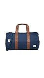 Herschel Novel Duffel Bag, Navy/Tan Synthetic Leather, Classic 42.5L | Amazon (US)