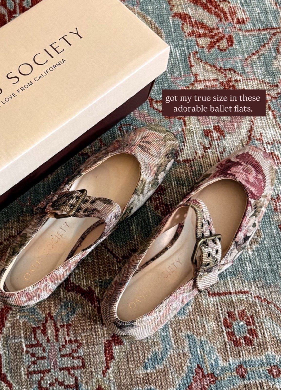floral ballet flats, they run tts

#LTKootd #LTKOver40 #LTKSeasonal