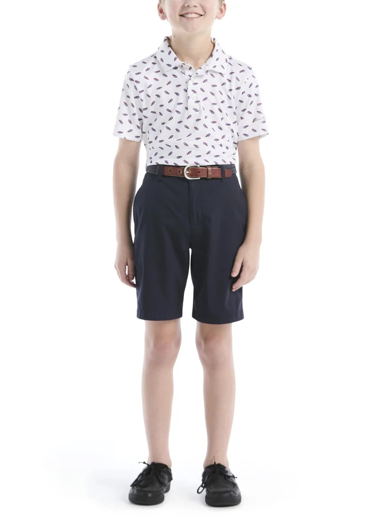 Ben Hogan Performance Little Boys and Big Boys Cool Car Printed Short Sleeve Golf Polo Shirt, Siz... | Walmart (US)