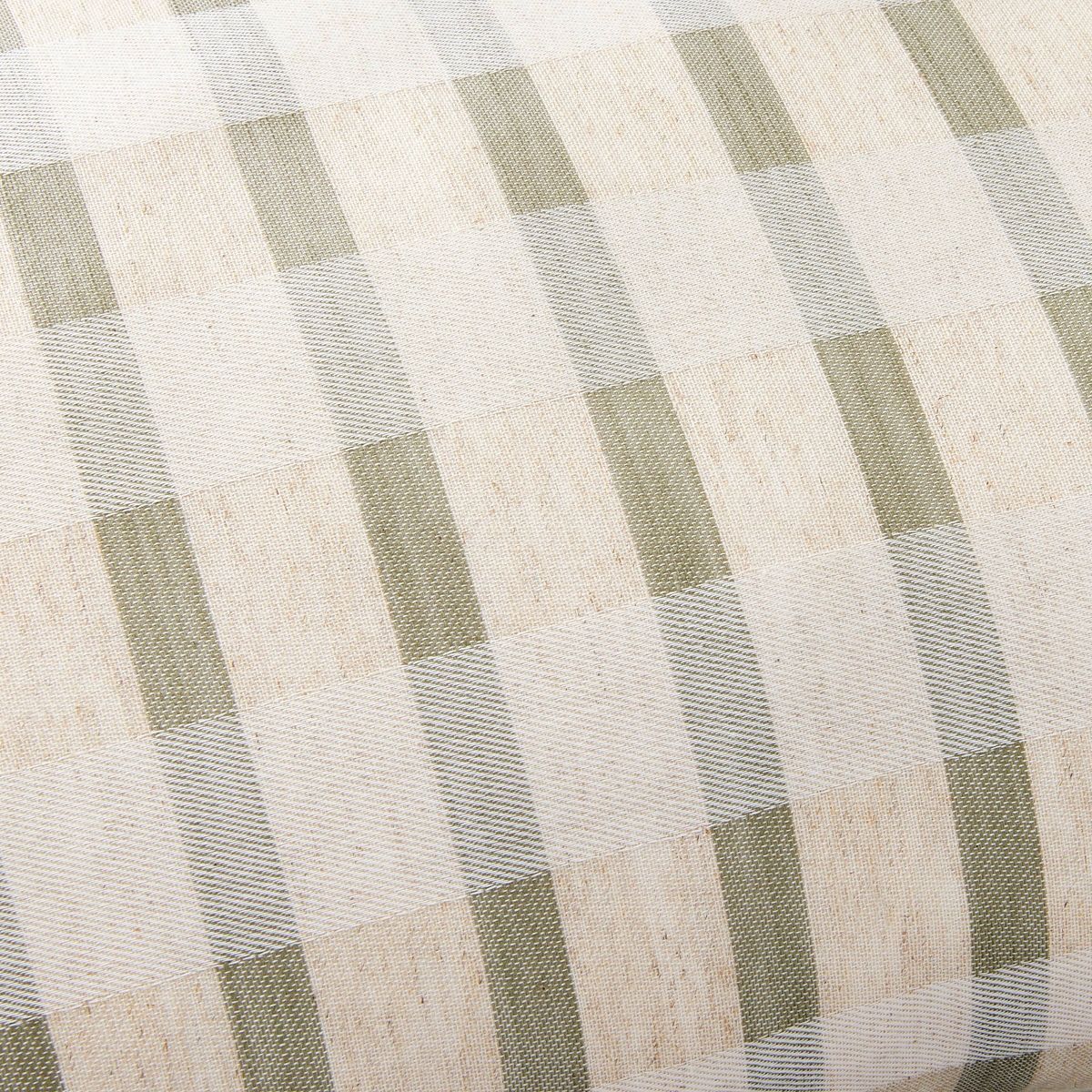 14"x36" Layered Stripe Lumbar Bed Pillow Sage Green/Cream/Natural - Hearth & Hand™ with Magnoli... | Target