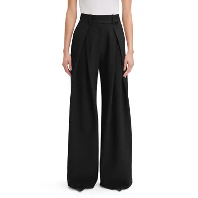 Favorite Daughter Pleated Wide Leg Pants in Ivory at Nordstrom, Size 4 | Nordstrom