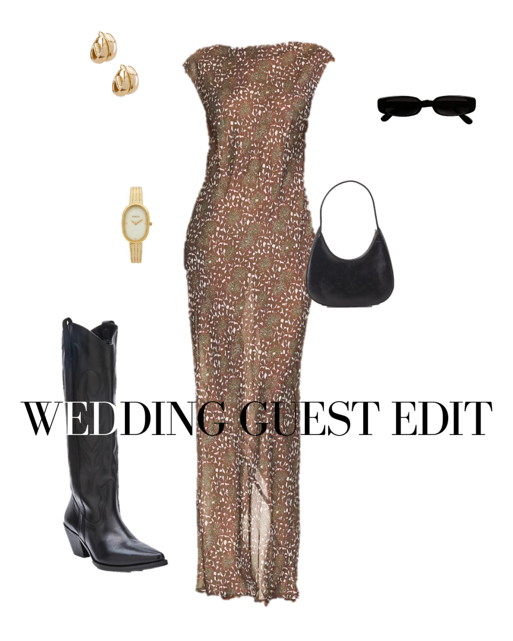 spring wedding guest dress xx

Revolve RUMER Banksia maxi dress, Agency western boots, faux leather shoulder bag purse, & Other Reasons gold coupled hoops, Breda gold watch

#LTKfit #LTKSeasonal #LTKwedding