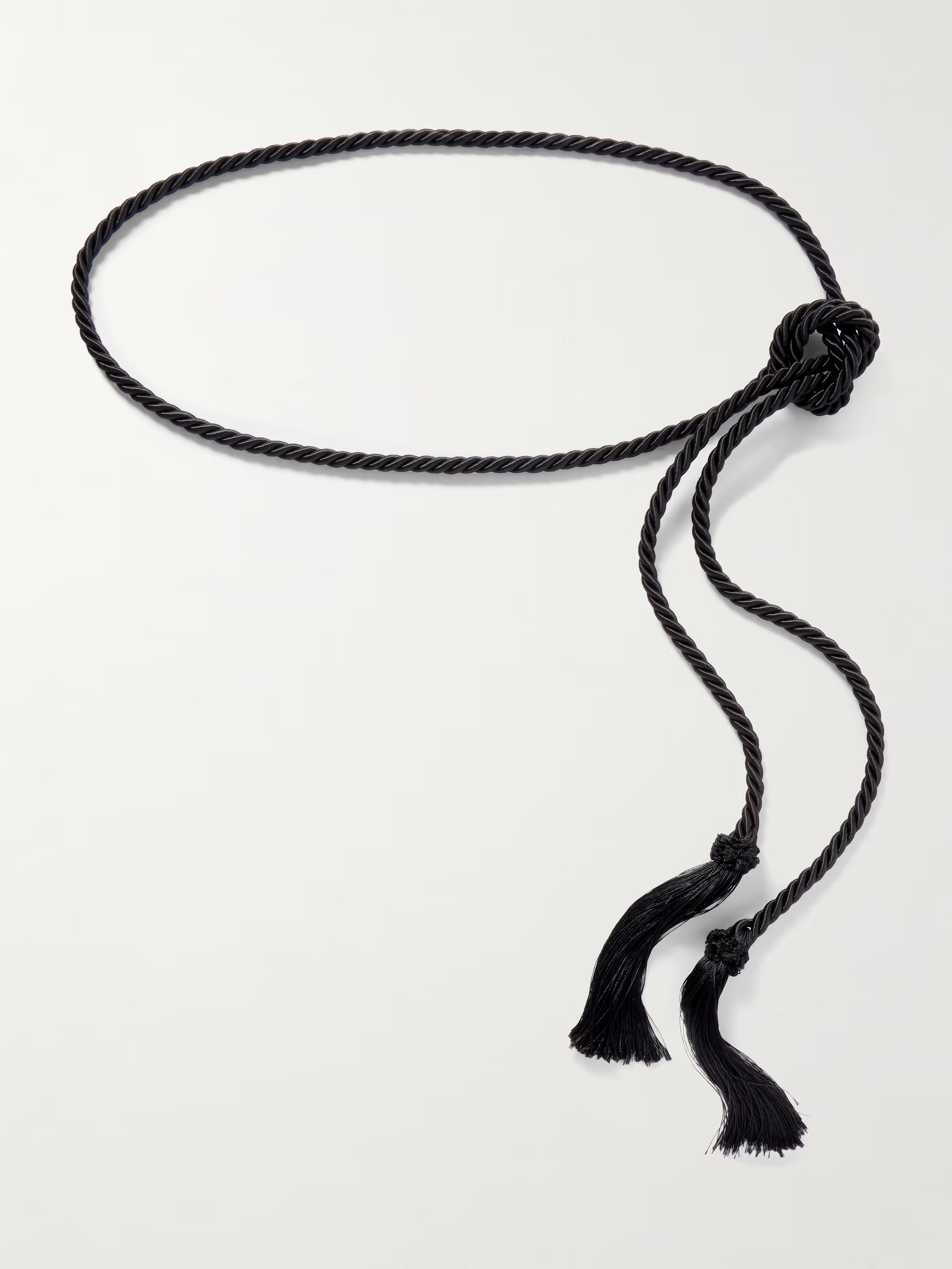 Tasseled woven cord belt | NET-A-PORTER (US)
