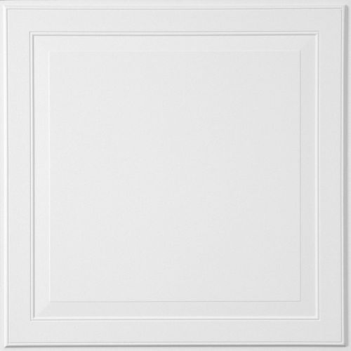 Armstrong Ceilings (Common: 24-in x 24-in; Actual: 23.735-in x 23.735-in) Single Raised 6-Pack Wh... | Lowe's