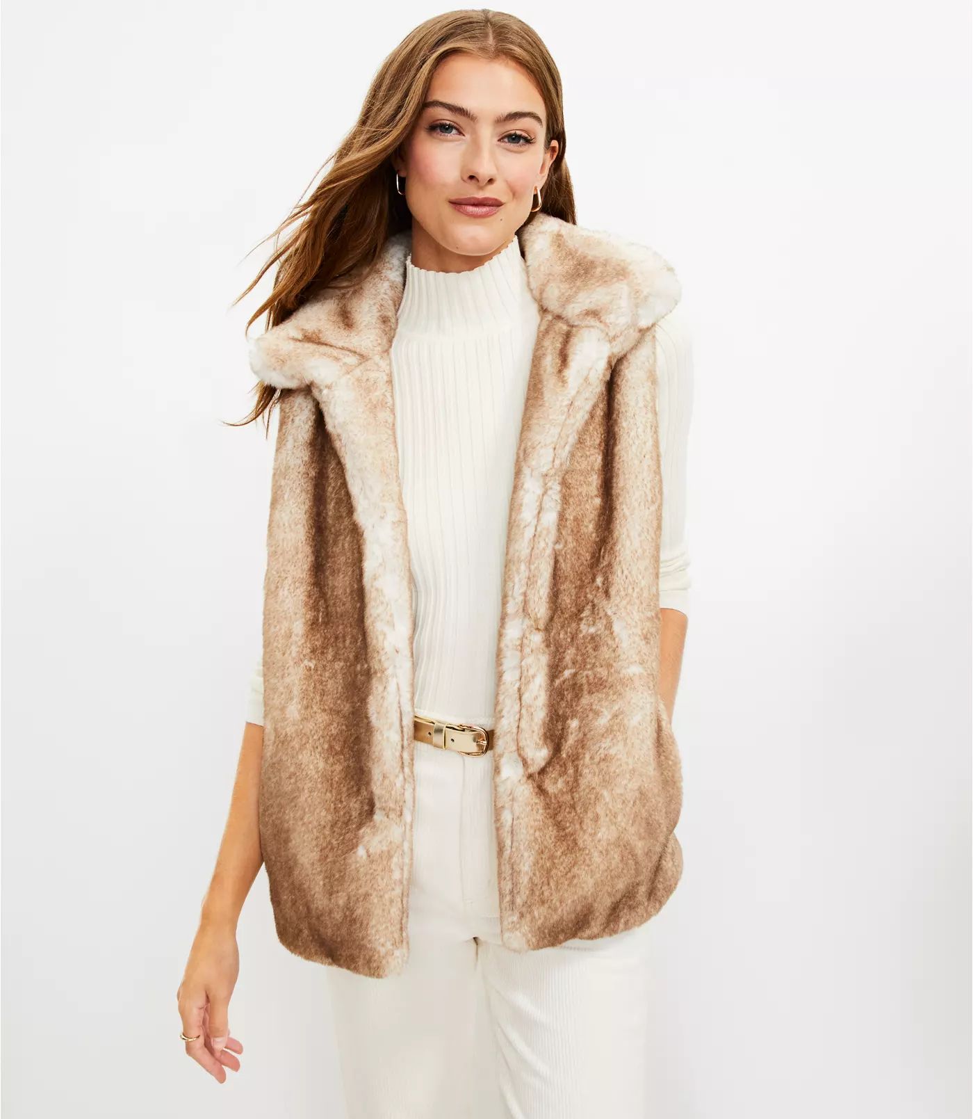 Faux Fur Vest | LOFT