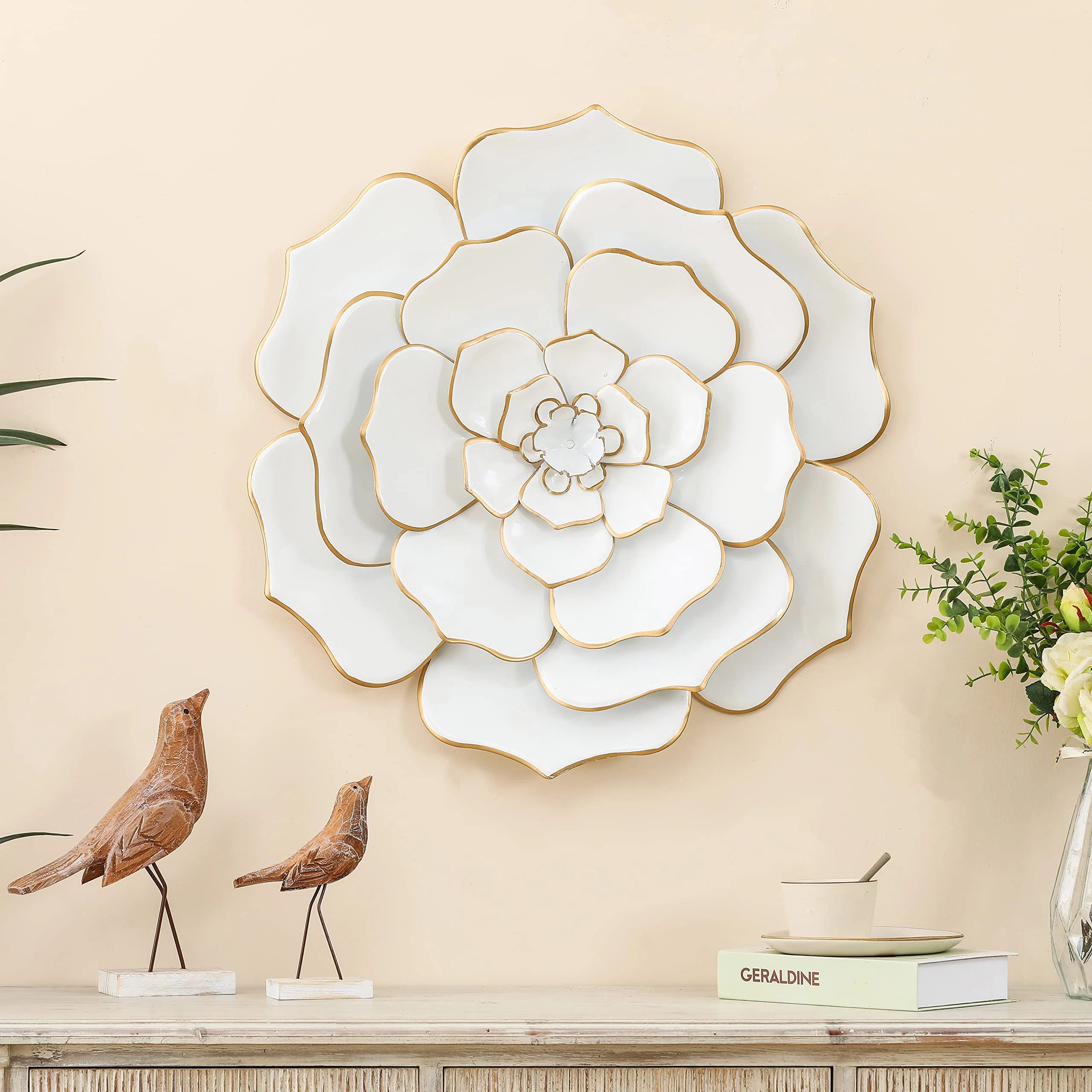 House of Hampton® Handmade Boho Plants & Flowers Wall Decor on Metal & Reviews | Wayfair | Wayfair North America