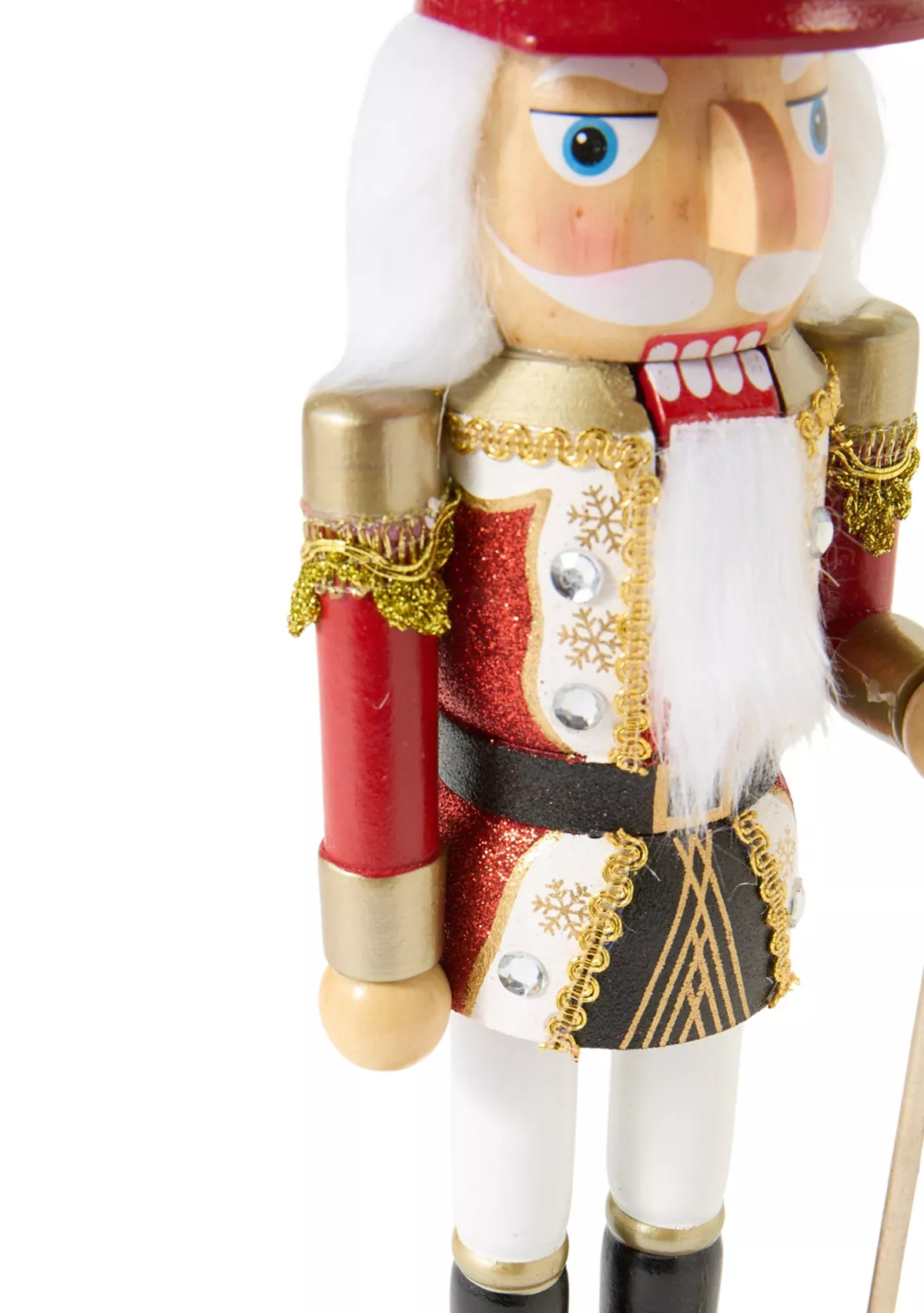 Red and Gold Diamond Nutcracker | Belk
