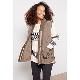 Covey Reversible Quilt Gilet | EVEREVE