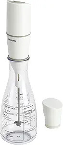 BonJour Chef's Tools Plastic Salad Dressing Carafe and Handheld Mixer, 12-Ounce, Salad Chef, Whit... | Amazon (US)