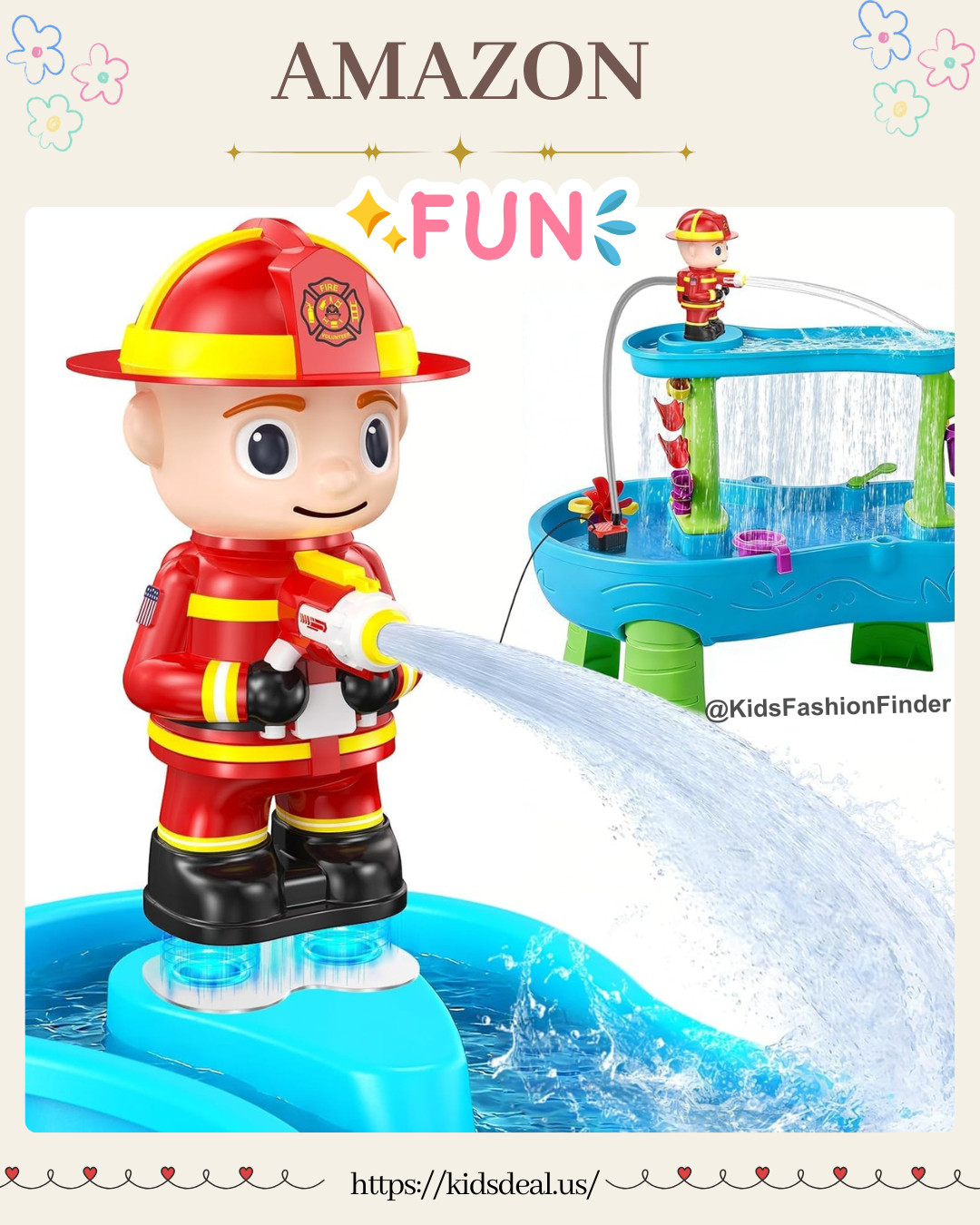 💦 Water Table Pump for Kids 💦

Take water play to the next level! 😍

🚒 Real continuous water flow for endless fun
💦 Adjustable water pressure for exciting play
🔌 Safe 12V plug-in with a long power cord
🌈 Perfect for water tables, backyard fun, and little firefighters!

So much fun—kids won't want to stop playing! ☀️💙

#WaterTable #WaterPlay #OutdoorToys #SummerFun #KidsActivities #BackyardFun #Firefighter #STEMPlay #ToddlerFun #PretendPlay #OutdoorKids #MomLife #SummerToys #AmazonFinds #ToyDeals

#LTKSaleAlert #LTKBaby #LTKKids