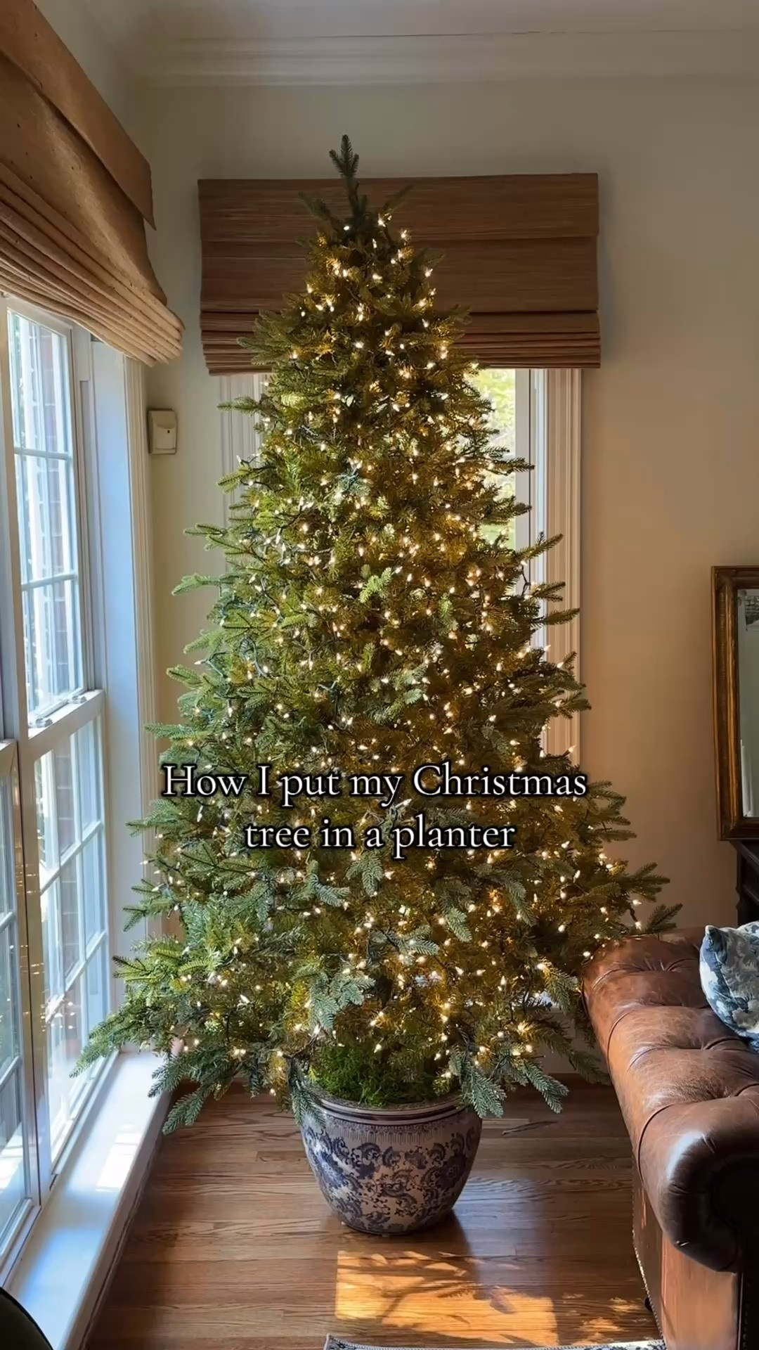 How I put my Christmas tree in a planter

#LTKHome