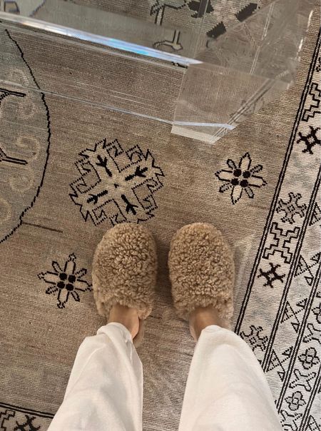 My slippers were just brought back for the season, they were sold out all winter last year! So soft & fit true to size 

#LTKSeasonal