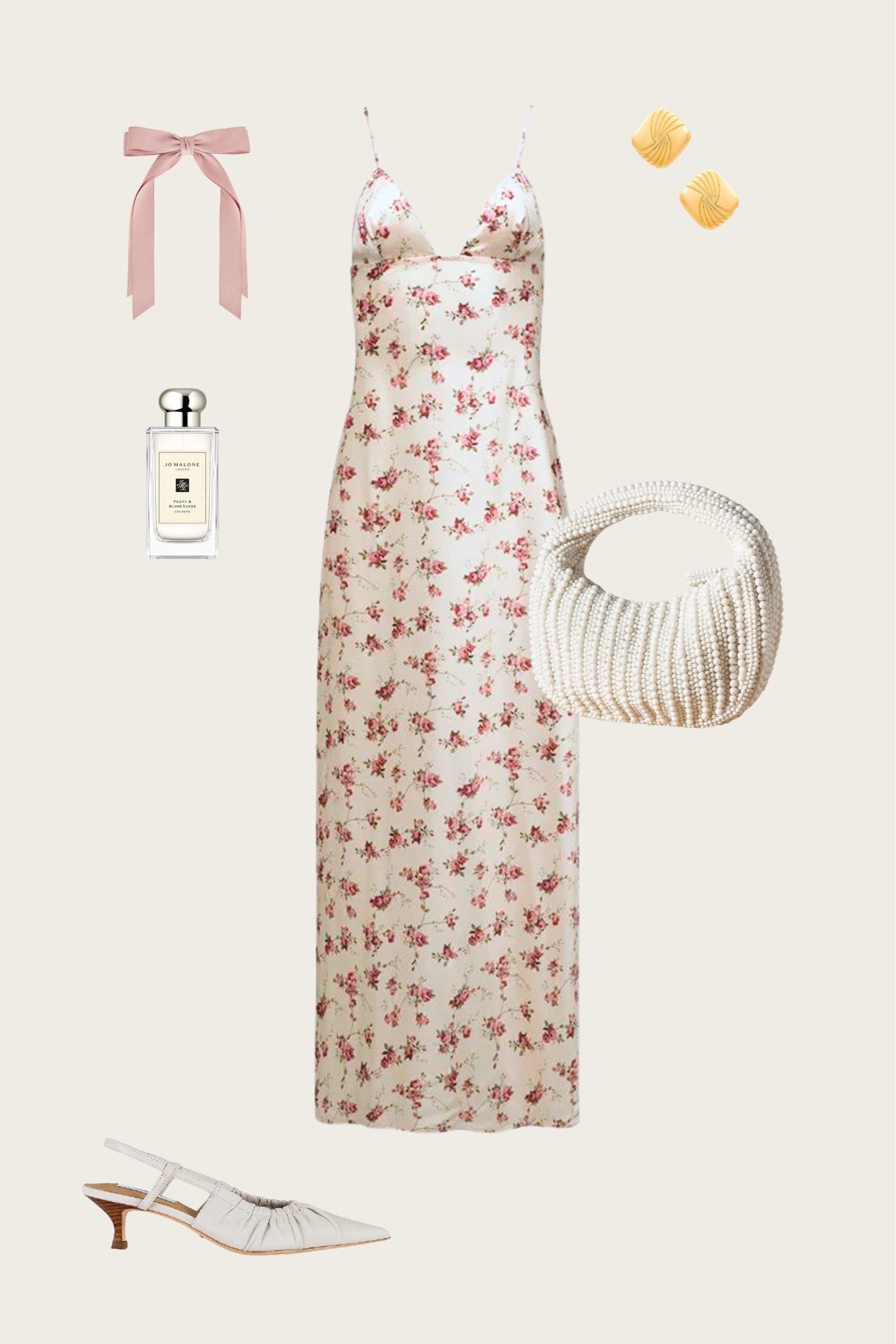 Weworewhat dress + the cutest Anthropologie bag 😍 perfect outfit for spring! 