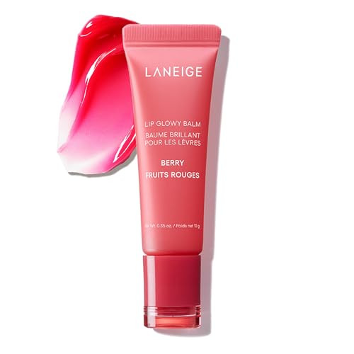 LANEIGE Lip Glowy Balm, Berry: Sheer Tinted Lip Moisturizer with Shea Butter, for Hydrating Shine & Soft Lips | Amazon (US)