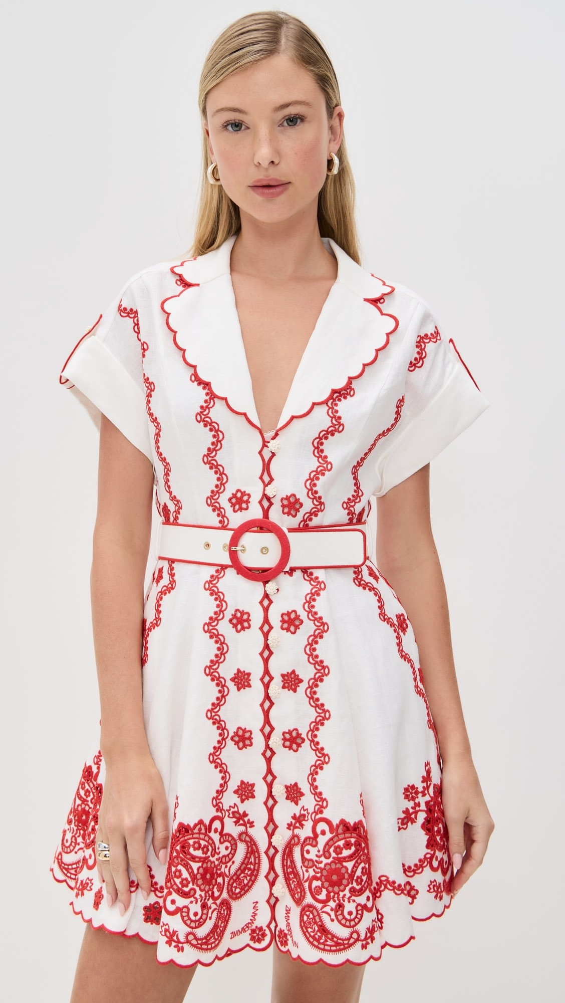 Lucky Embroidered Mini Dress | Shopbop