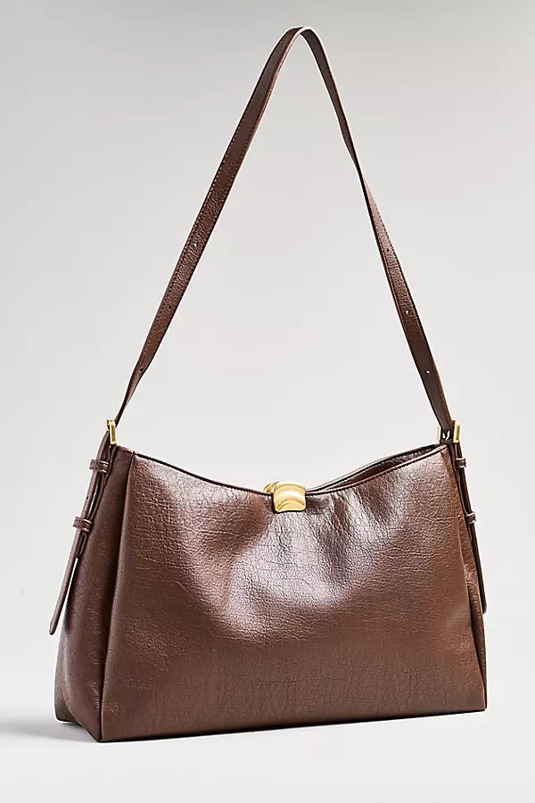 Foldover Slouchy Buckle Shoulder Bag | Anthropologie (US)