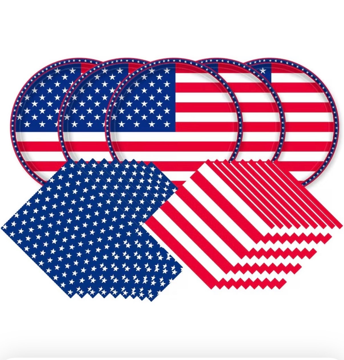 #holiday #americana #picnic #july #summer #tableware