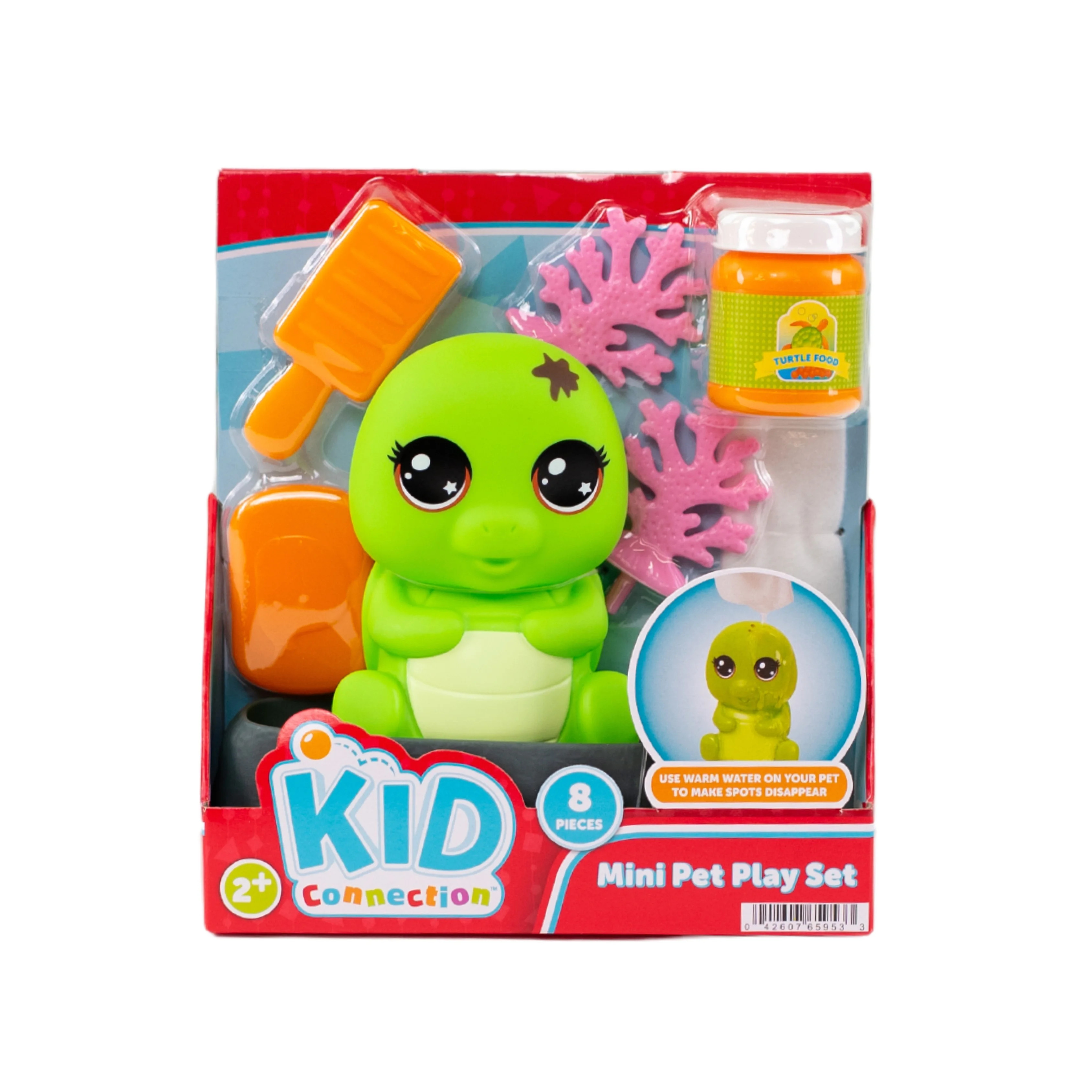 Kid Connection Mini Pet Turtle Water Play Set with Color Changing Feature, 8 Pieces, Toddler Toys... | Walmart (US)