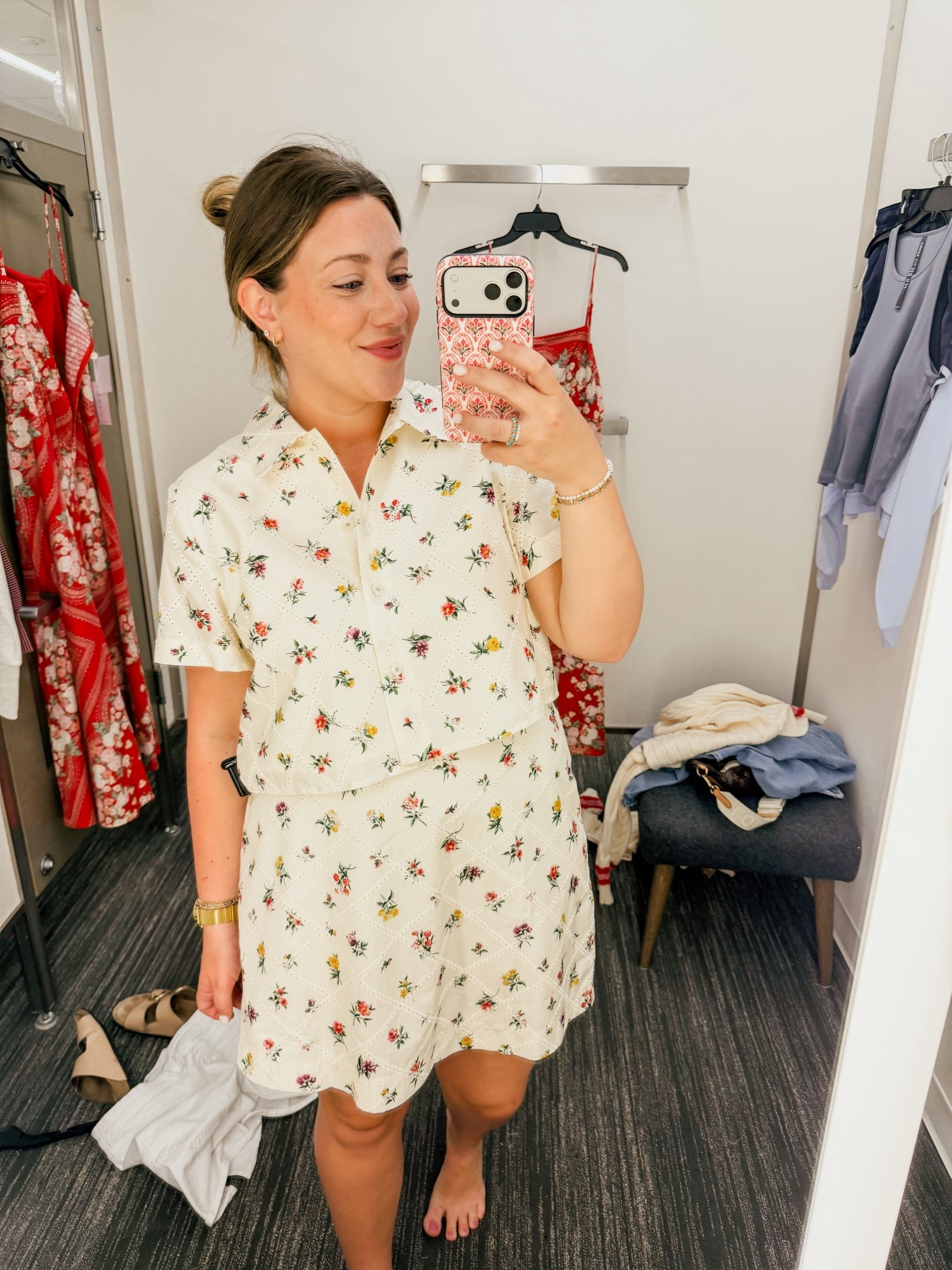 Total splurge but so flattering. 

THEBLOOMINGNEST Nordstrom dressy set floral 

#LTKMidsize #LTKSeasonal