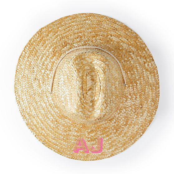Monogram Mary Straw Hat | Mark and Graham