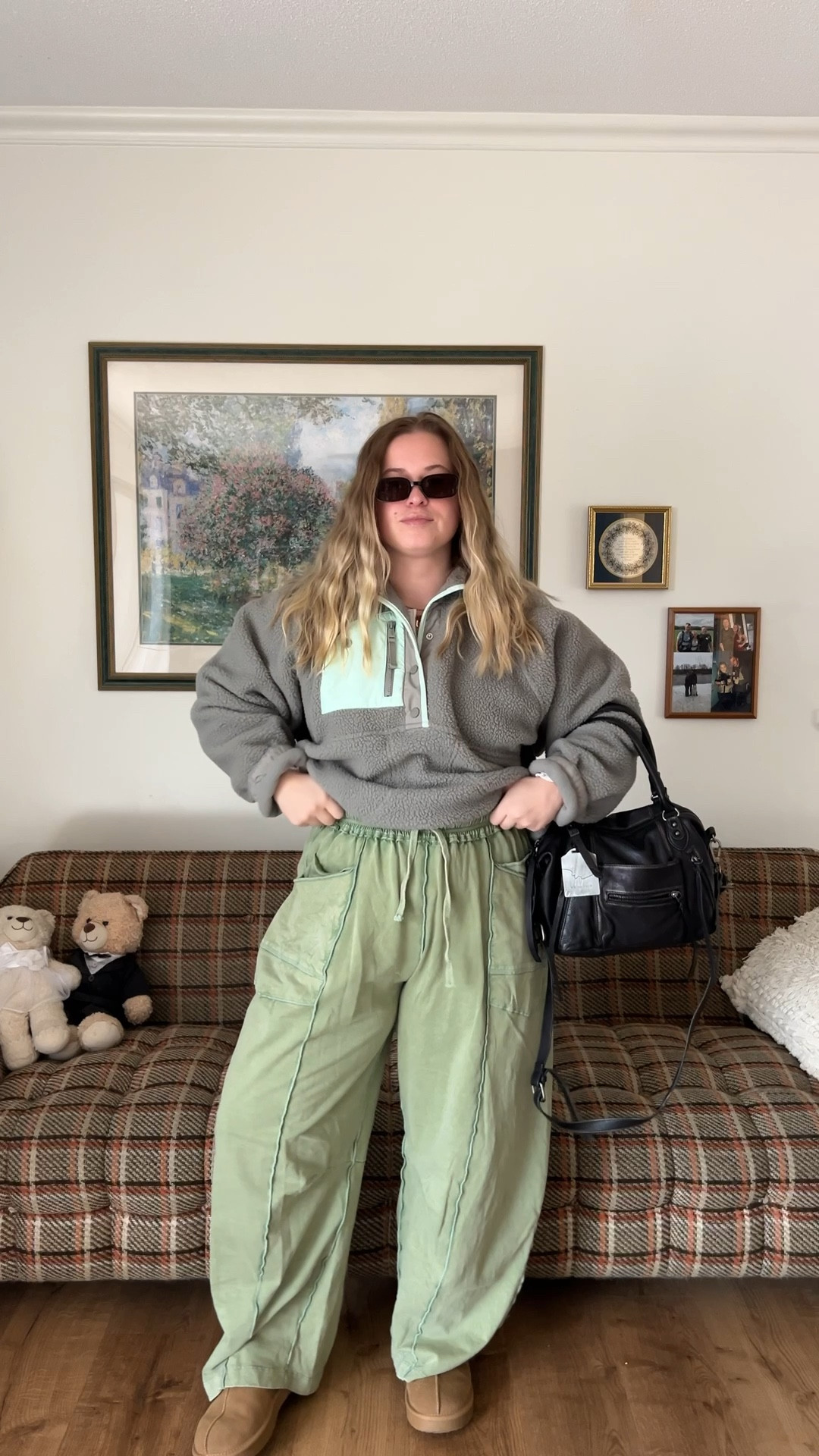 Green machine 💚🧚🏼🍀

@Free People @FP Movement @target @Amazon Fashion @Old Navy @aerie 

#getdressedwithme #size12fashion #ootd #gdwm #getdressedwithjolene 

Barrel pants 
Kaiden barrel pants 
Free people style 
Free people pants 
Baggy style 
Free people fleece 
Fleece 
Green outfit 