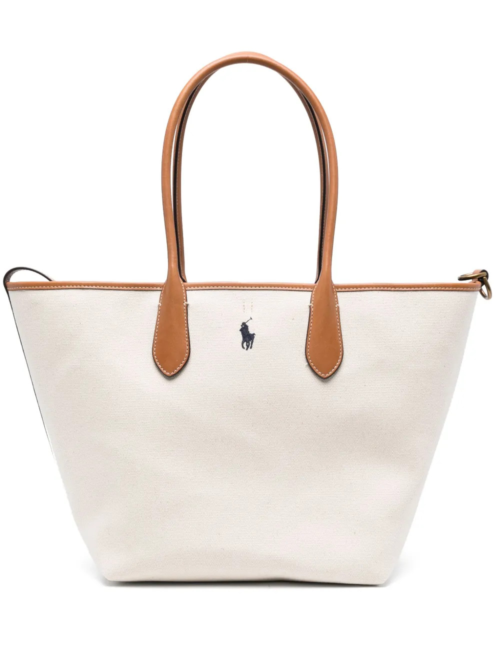 Polo Ralph Lauren Canvas Tote Bag | Neutrals | FARFETCH GE | Farfetch Global