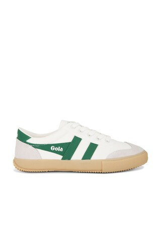 Gola Badminton Sneaker in Off White, Green, & Gum from Revolve.com | Revolve Clothing (Global)