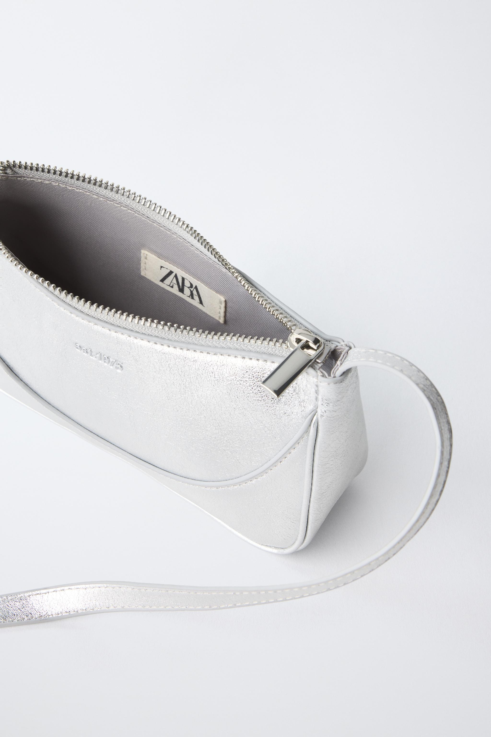 METALLIC CROSSBODY BAG | Zara US